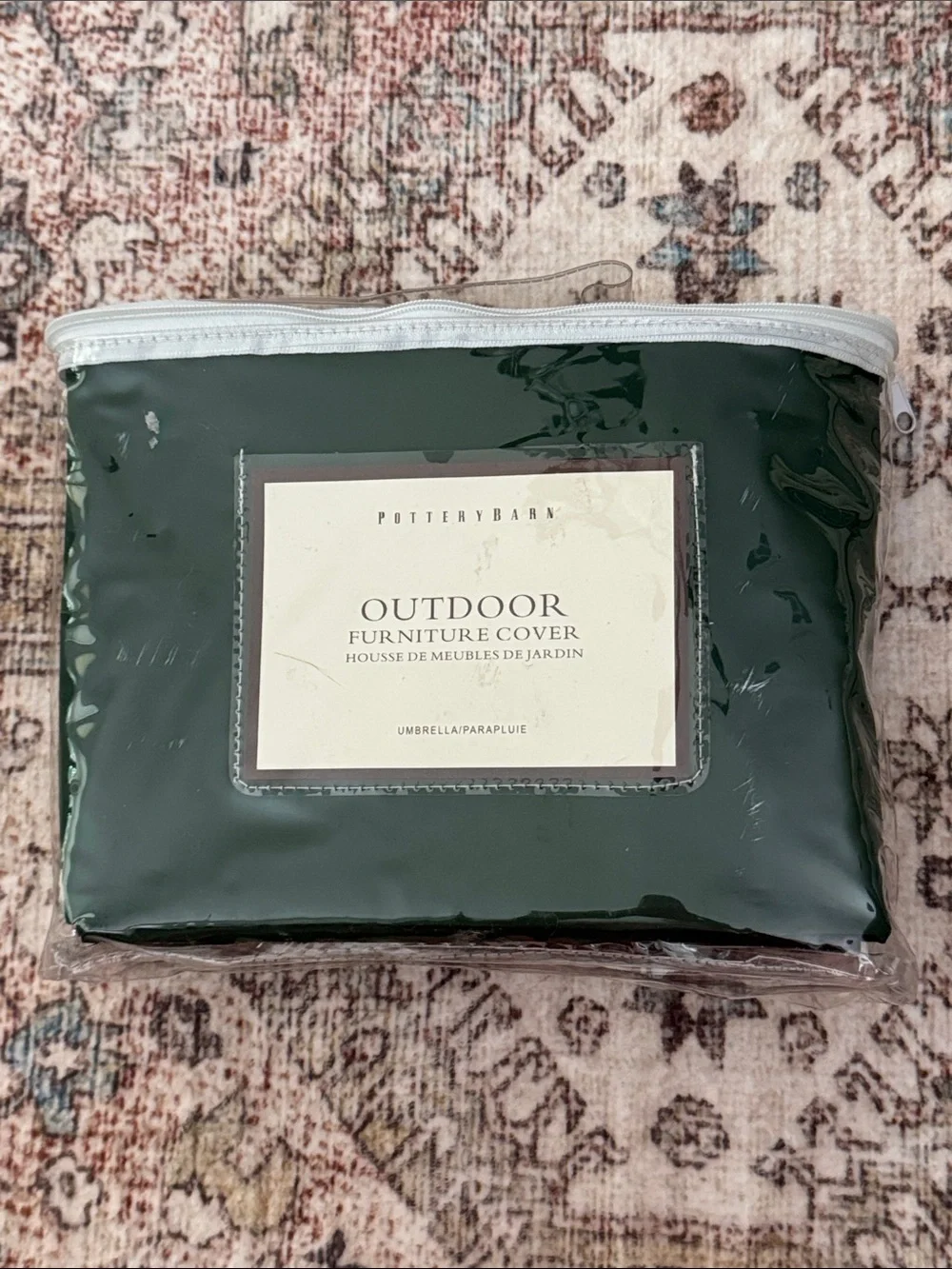 New Pottery Barn 6 ft Poly Canvas umbrella cover